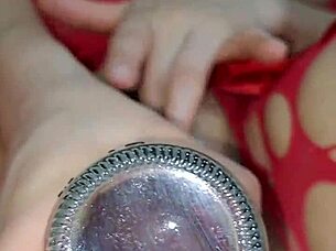 Colombian Emo Latina Wet Horny Pussy Squirts On Coke Bottle Creamy Orgasm