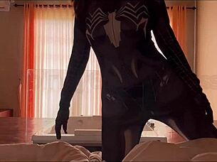 Chubby Mommy with Huge Tits in Bathroom Fun