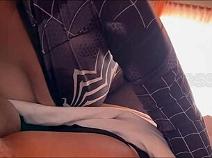 Chubby Mommy with Huge Tits in Bathroom Fun