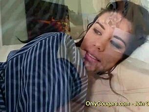 Brooke and Brooklyn licking pussy.