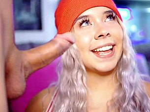 valentina, that big-assed slut, loves showin' off her cock-suckin' skills daily, her mouth's a temple for dicks