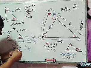 Learn Sexual Math With Nerdy Asian Student In Bedroom!