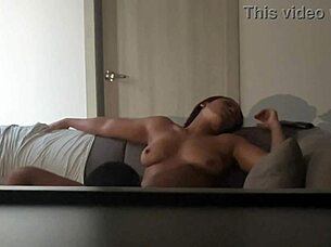 Amateur couple shares intimate moment leading to orgasm