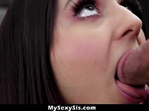 I teach latina stepsisters Valentina Nappi and Eliza Ibarra how to suck dick like pornstar.