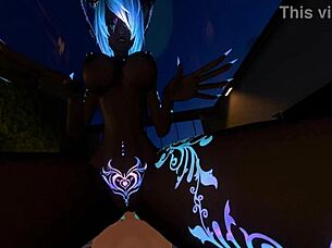 mommy's riding her cute femboy in cowgirl position