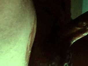 wife performs deepthroat blowjob