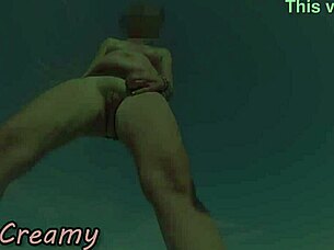 why does my nude teacher wife pee on the public beach?