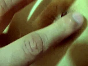 I explore her deep navel and beautiful natural tits during a sexy massage