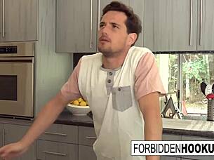 Food Delivery Turns Into Step-Siblings Banging!