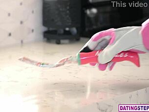 Latina teen gf prefers his milf stepmom