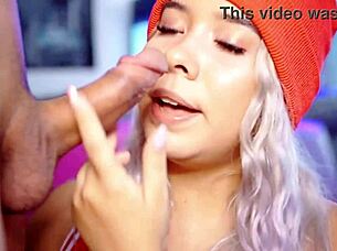 valentina, that big-assed slut, loves showin' off her cock-suckin' skills daily, her mouth's a temple for dicks