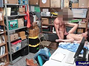 I, uh, caught this cute teen stealing and she gave me a blowjob then I screwed her in the office.