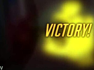 The Midget Occupies the Tall French Lady with His Cock