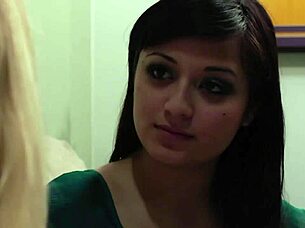 The Busty Blonde Boss Lady Has A Secret Affection And She LIKES LICKING Wet Cunts At Her Office