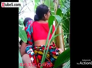 New Indian Aunty Gets Assfucked Outdoors with Monster Cock