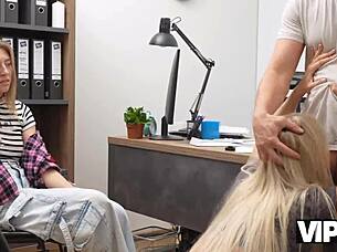 Zlata Shine CHEATS on her GF with BIG BOSS in VIP4K