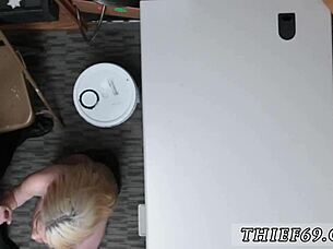 blonde muscle man attempted thieft