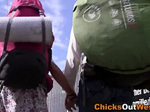 hairy aussie girlfriend gets creampied in hd reality video