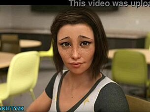 amateur anal with petite 18+ teen who has big boobs and ass, getting massaged and fucked by hot milf