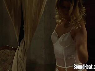 Beautiful Lesbian Threesome With Curvy Slaves