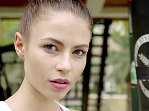 i watched hilary c do a total good jack off with striptease and ripped clothes