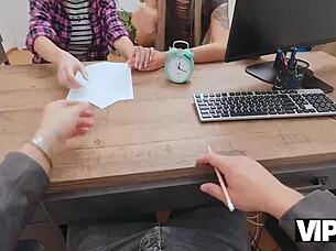 Zlata Shine CHEATS on her GF with BIG BOSS in VIP4K