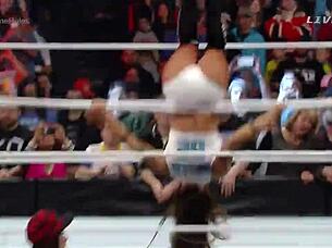 nikki bella vs naomi in extreme rules match 2015