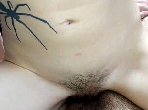 My wife rides me excitedly and lets my finger in her ass