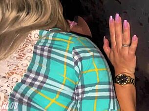 I say, 'I'm getting used in the gloryhole while my husband watches.'