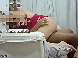 Hot Neighbor Pretends To Be Saint While Getting Fucked Bareback