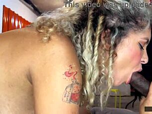 Barbara sol brasilia was crazy about this black cock in her mouth