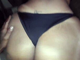 Fucking the Chubby Brunette in Motel with Big Black Cock!