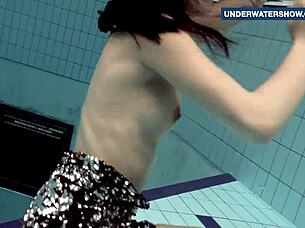 Flashing Bright Tits Underwater Drives Everyone Wild!