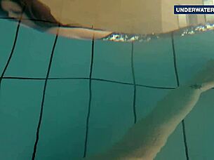 Flashing Bright Tits Underwater Drives Everyone Wild!