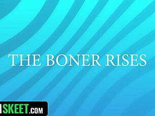 shocked stepdaughters see daddy's hard boner