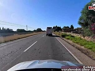 Chubby German Natural Busty Teen 18+ Picked Up for Date