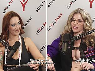 naughty guys punished in garage interview - cory chase