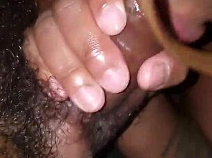 Exclusive Ebony Deepthroat with Mr. Exclusive!