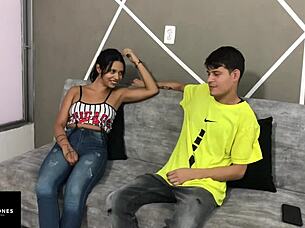 I Feel The Passion As My Stepsister Sucks My Cock Hard