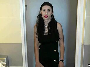 Busty Romanian Coworker Almost Caught Getting Fucked On The Phone