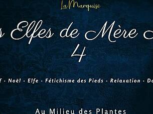 Intense french dirty talk guides your foot fetish jerk off.