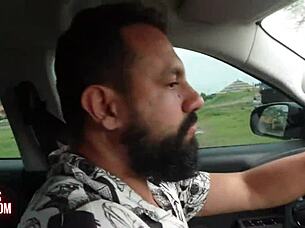 Couple Mattos Adventures on Beach with Hairy Anne Wet Fuck 😏