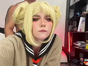 Himiko Toga celebrates 18th with hairy pussy sex and creampie