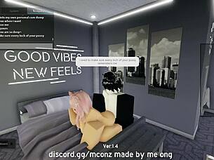 Fucking a cute catgirl on roblox condo! 😺