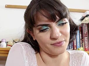 giving a double blowjob with my redhead friend in this pov scene