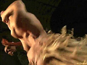 Skinny teen slave spanked and whipped by master in bdsm session.