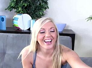 Kylie Reese gets her shaved pussy fingered roughly