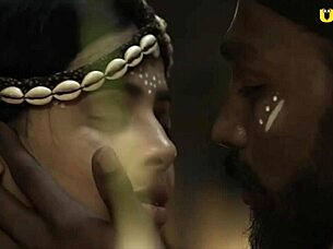 Indian tribe engages in hot sex with teen and milf