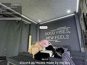 Fucking a cute catgirl on roblox condo! 😺