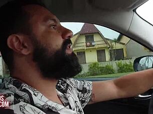 Couple Mattos Adventures on Beach with Hairy Anne Wet Fuck 😏